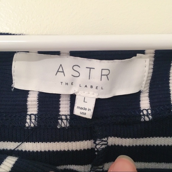 Navy & White Striped Dress - Picture 3 of 4